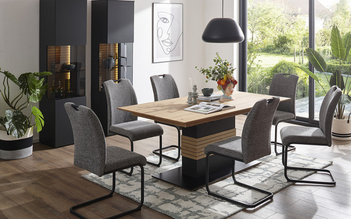 1.000€-Gutschein für ein Esszimmer/Stühle-Tisch