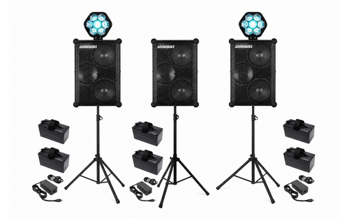 Gutschein Event-Technik | 3× SOUNDBOKS 4 + 2× Lightboks | 48h