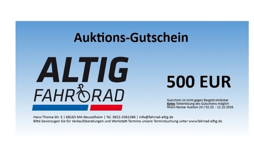 500€ - Gutschein
