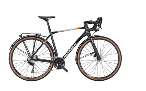 KTM X-Strada LFC – dunkelblau-grau-orange 57 cm
